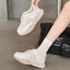 Summer mesh Forrest Gump shoes women's new leather breathable thin casual shoes lightweight platform sports dad shoes
