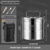 FACE MINI 304 Stainless Steel Multi-layer Insulated Lunch Box
