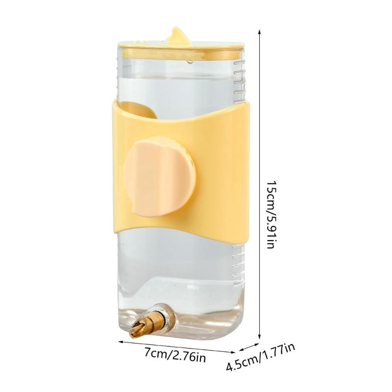 300ml Water Feeder Bottle Hangings Pin Type Water Dispenser Drinker Parrot Small Pet Drinking Pin Type Designed Fountain