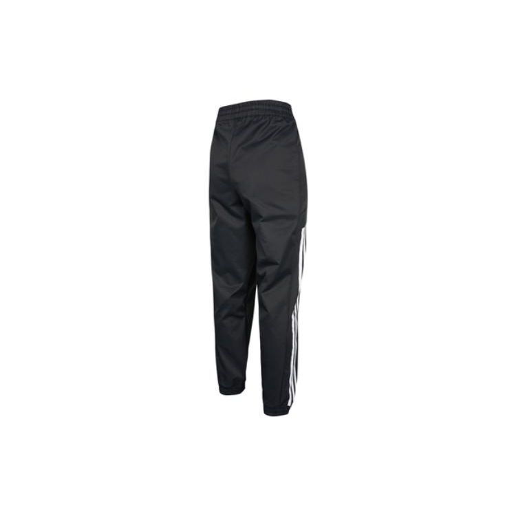 Adidas Solid Side Stripe Print Elastic Waist Sweatpants Women Bottoms Black HE9993