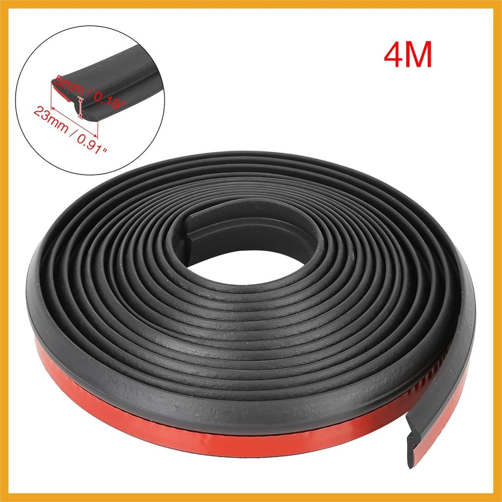 4m x 23mm Universelles Auto Z-Form Gummi Wetterfest Dichtungsstreifen KantenSchutz Ersatz