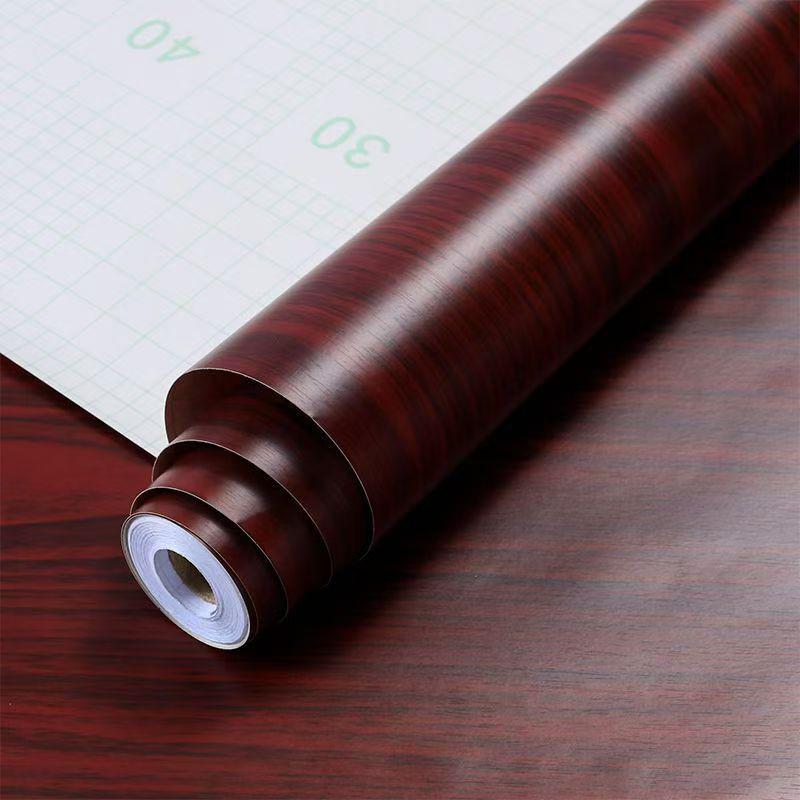 Thick Wood Grain Self-Adhesive Waterproof Wallpaper for Doors & Furniture Renovation