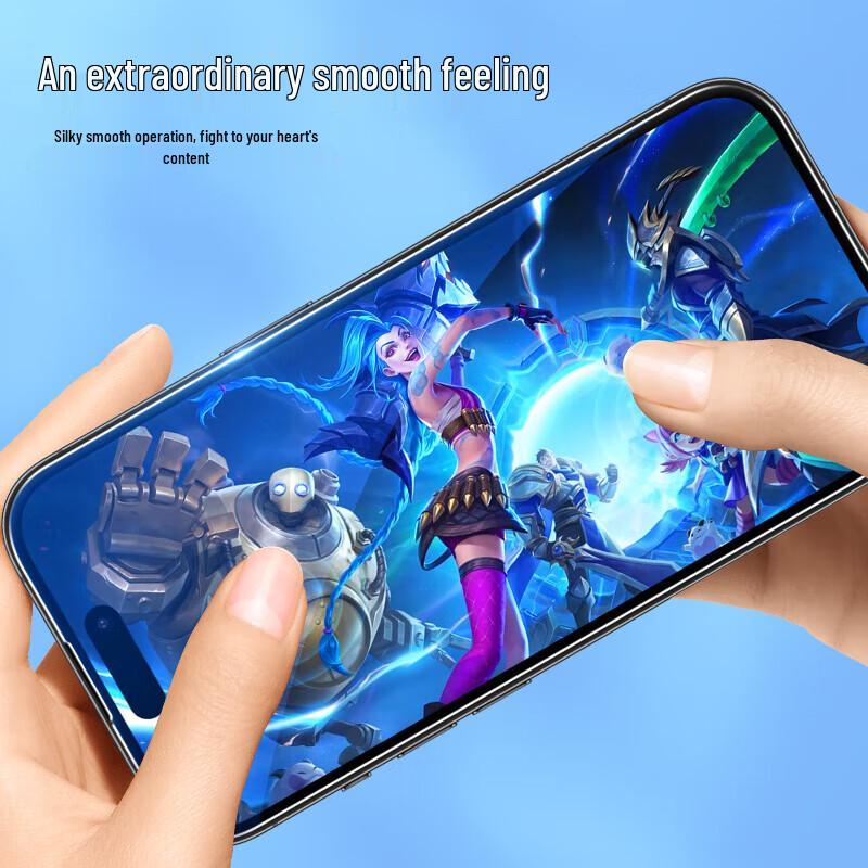 Mr. Blue Gorilla iPhone 15 Pro Max Tempered Glass Screen Protector