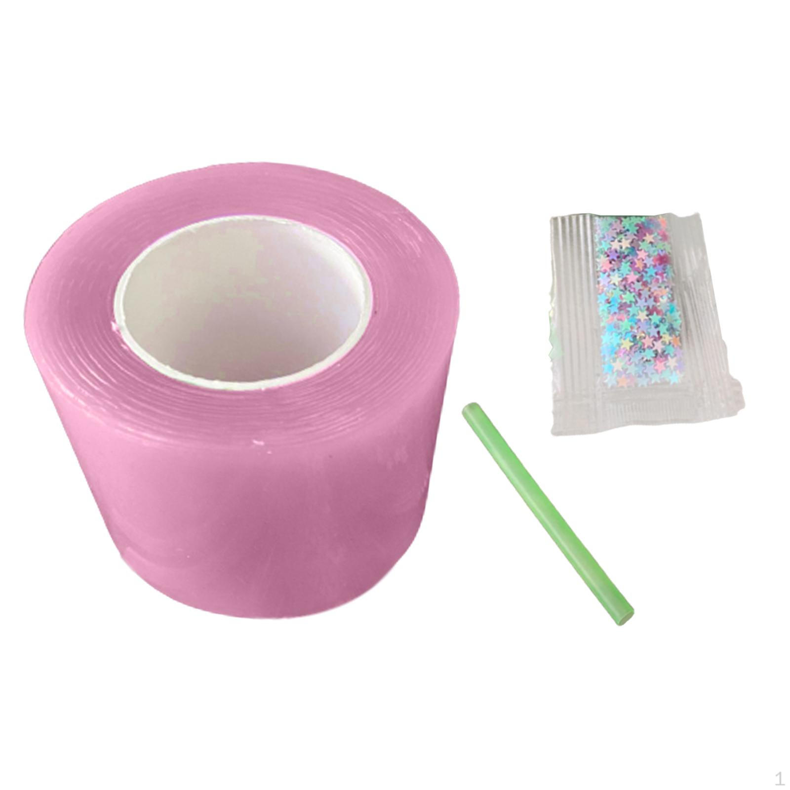 Nano Mounting Tape Double Sided Heavy Duty Rolling Poster for Educational Toy Pinch 1mmx4.5cmx1m violet
