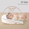 Baby Anti-reflux Incline Pillow, Anti-spit Up Anti-choke Feeding Wedge Cushion, Soft Newborn Nursing Pillow for Breastfeeding Bottle Feeding