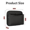 Faux Leather Car Phone Holder, Multifunctional Adhesive Dashboard Storage Bag, Universal Vehicle Interior Accessory Organizer