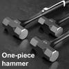 Large Hammer Carbon Steel Hammer Heavy Steel Construction Site Wall Dismantling Woodworking Tool Octagonal Hammer Head