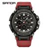 SANDA 3390 New Sports Men's Watches Military Digital Watch Waterproof Wristwatch for Male Clock Shock Relogios Masculino