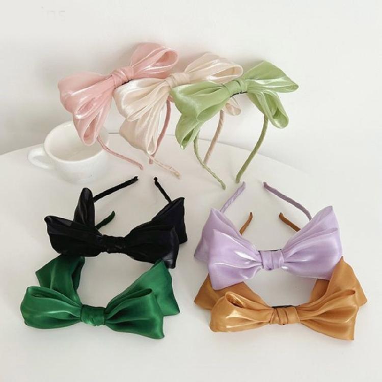 Tulle Bows Hairband Fascinator Hairhoop Formal Hair Styling Accessory for Women