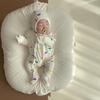 2025 Spring Newborn Colorful Heart Footed Romper Snap-Front Bodysuit