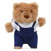 Charming Plush Teddy Bear Pendant Keychain Soft And Cuddly Stuffed Animal Hang Decoration