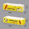 100PCS Boat Shape Sausage Tray Paperboard Takeaway Container Hot Dog Packaging Box  Catering Use