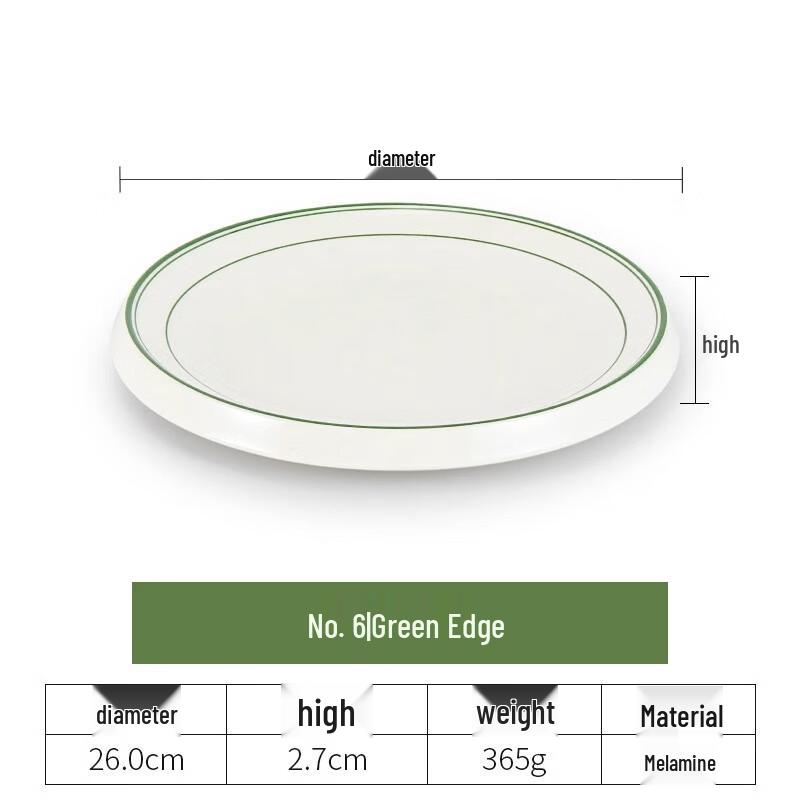 Melamine Round Plate