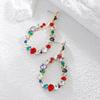 Elegant Teardrop Earrings Alloy Material Stylish And Trendy Geometric Design
