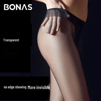 Bonas Seamless 15D Invisible Pantyhose for Women - Anti-Snag, No Edge, Long-Leg Effect