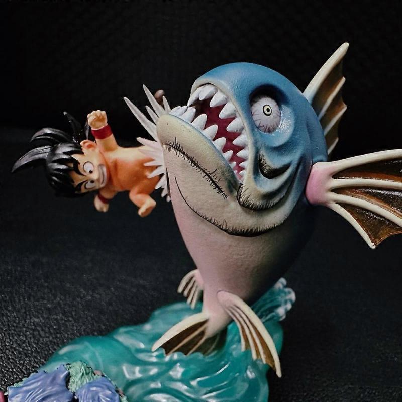 6.5cm/2.55in Anime Dragon Ball Z Figure Goku Figure Classic Childhood Scenes PVC Statue Collectible Model Toys Gifts