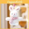 Scarf Plush Rabbit Doll Keychain Toy Animal Pendant Backpack Gift Decoration