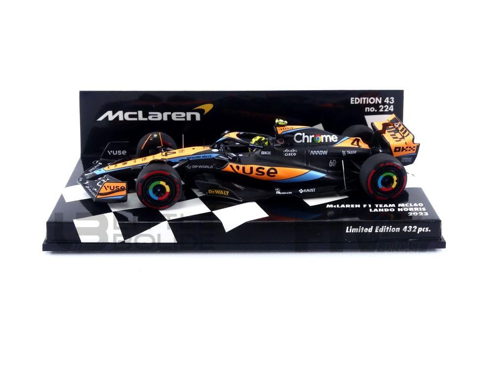 

Команда McLaren F1 MCL60#4, Норрис, Гран-при Бахрейна 2023-143 Minichamps