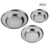 Titanium Camping Plate Travel Tableware Stackable Camping Supplies Backcountry Dinnerware for Backpacking Picnic Equipment