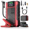 Portable Car Jump Starter with Air Compressor, 4500A Peak for 12V Vehicles, Tire Inflator and Power Bank