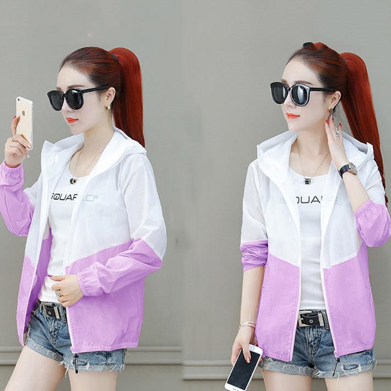Summer Women's UV Protection Sunscreen Jacket Korean Style All-match Thin Loose Sunscreen Clothing