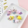 Colorful 3D Mermaid Princess Pendant for DIY Jewelry
