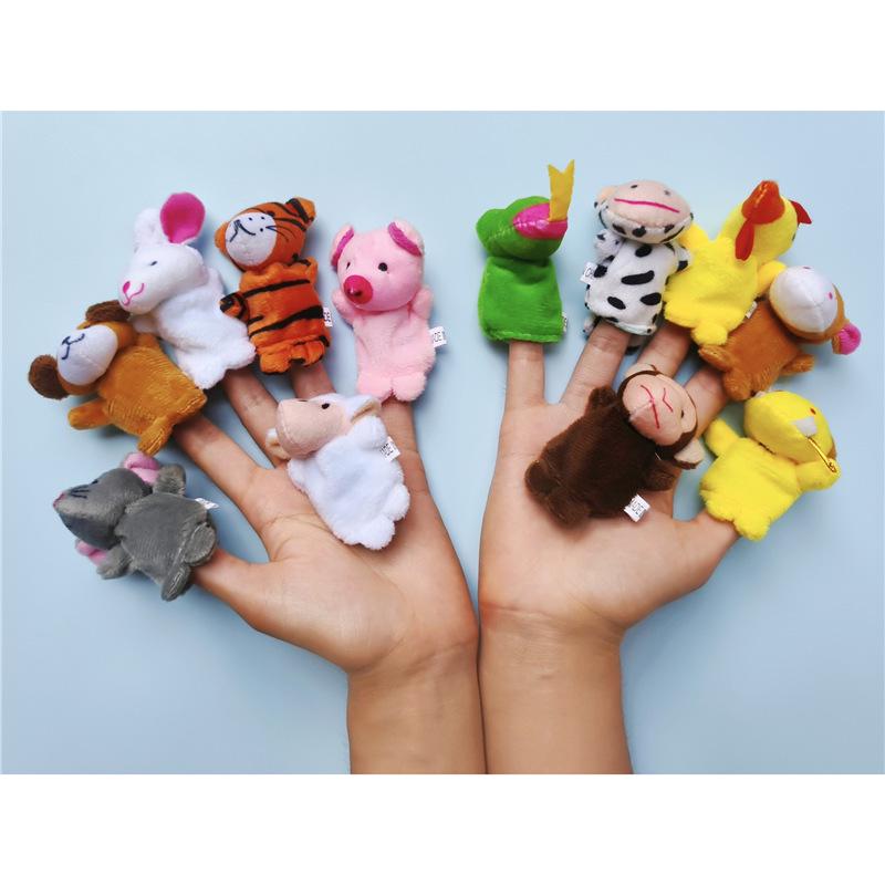 Animal Finger Puppet Display Rack for Kindergarten and Dollhouse Language Areas