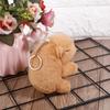 Mini Plush Capybara Charm Keychains Sweet Cute Pendant Car Keyring Backpack Decoration Fashion Jewelry for Women Girl