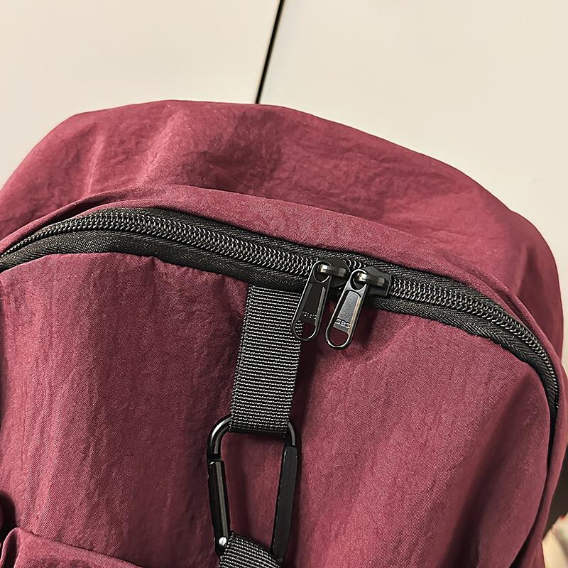 Water-Repellent Nylon Backpack Women's Lightweight Large Capacity Travel Backpack Men's Computer Backpack