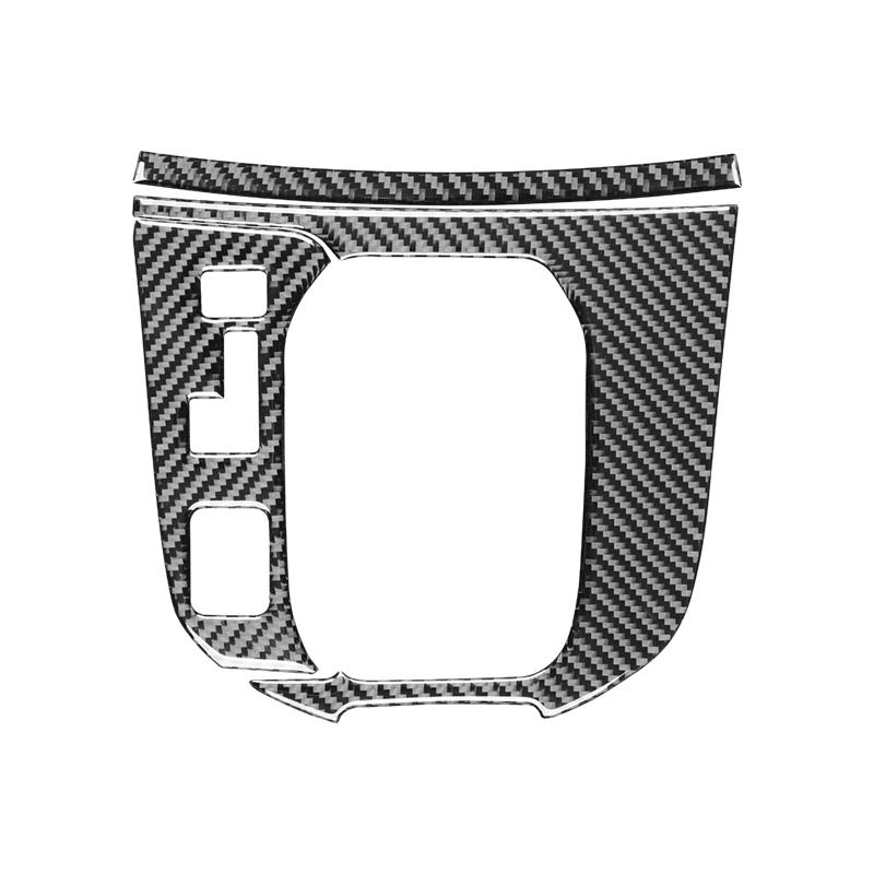 For Mazda CX-9 2016-2025 Real Carbon Fiber Car Interior Gear Shift Frame Cover Trim Auto Decor Sticker Center Console Protection