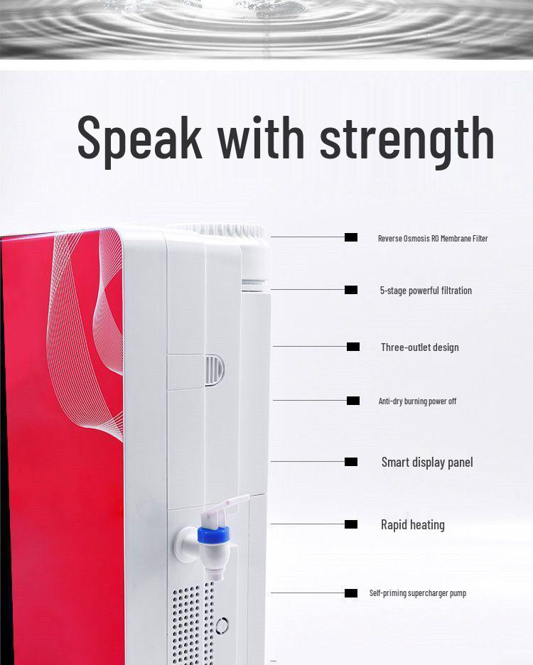 Household Water Purifier & Rapid Heater: RO Filter & Direct Drinking System