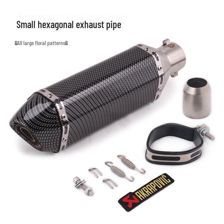 Hexagonal Exhaust Pipe for Motorcycles: Ninja 250, CBR500R, R3, GSX1000