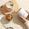 680ml Thermal Lunch Box Stainless Steel Insulated Food Container Double Layers Lunch Box  Home Use