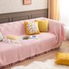 Waffle Weave Sofa Cover Throw