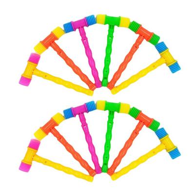 Juego de Martillos de Juguete de 12 Piezas para Juego Educativo Diversión al Aire Libre Martillos Ligeros con Sonido Promueven la Destreza Niño Niña Juguete de Mazo