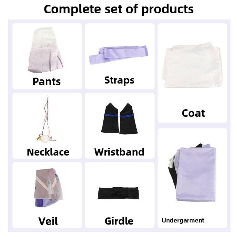 Genshin Impact Cosplay Outfit With Lycra Material For Anime Fans And Role Play
