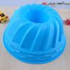 Swirl Bundt Ring Cake Bread Pastry Silicone Mold Pan Bakeware Tray Mould Tool