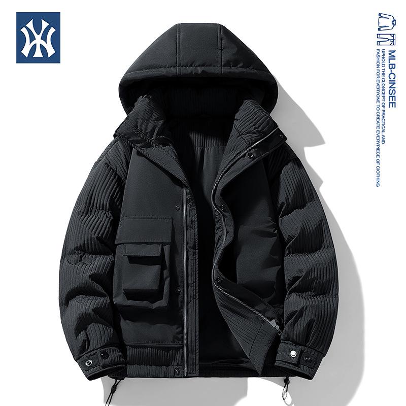 MLB & NY Winter Warmth: Unisex Japanese Style White Duck Down Jacket