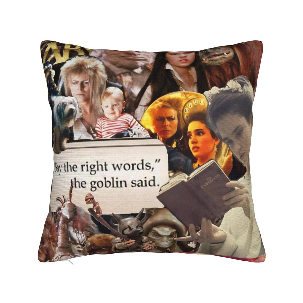 Decorative Pillow Covers Labyrinth Movie Merch Home Throw Pillow Case Cover Zippered Multi Size