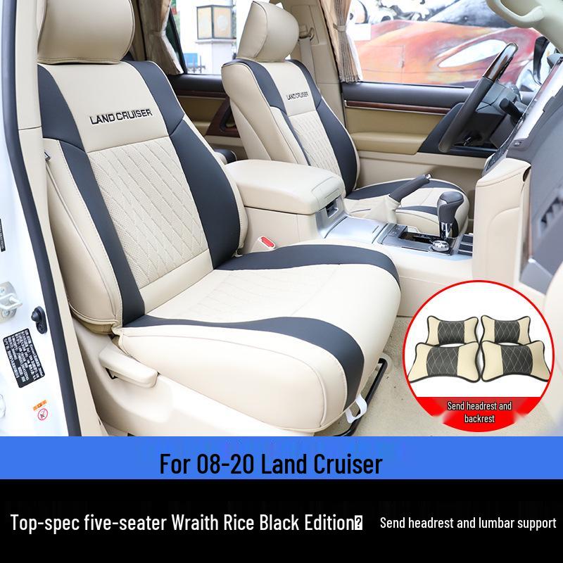 08-20 Land Cruiser Seat Covers: All-Season Full Coverage Interior Upgrade
