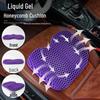3D Style Honeycomb Gel Seat Cushion for Car, Sofa, and Student Chairs - Round Design