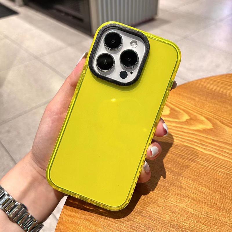 

Dopamine Shell Transparent Case for iPhone 17 PRO MAX - Drop-proof Protection iPhone 16 Pro Max прозрачный/жёлтый