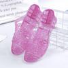 Summer Sandals Women's Crystal Plastic High-heeled Thick Soled Women's Sandals Slip-heeled Outdoor Anti-slip Versatile Sandals