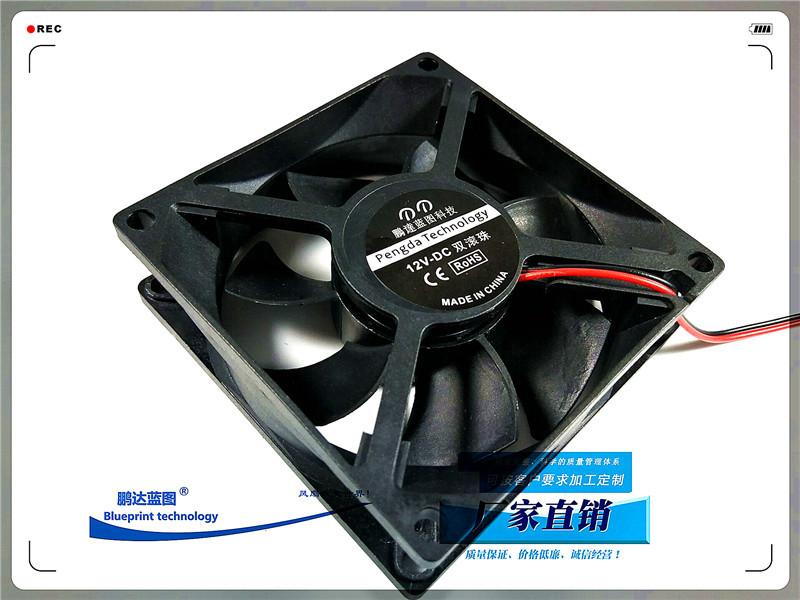 8cm CM 8025 USB Cooling Fan for PC Case & Audio Amplifier, 5V/12V/24V