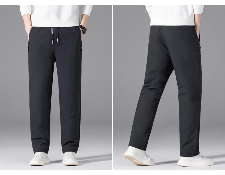 Herren Arktischer Samt Baumwollhose: Kälteschutz, Warm, Verdickt, Winterkleidung für Mittelalte & Junge, Lockere Freizeitkleidung.