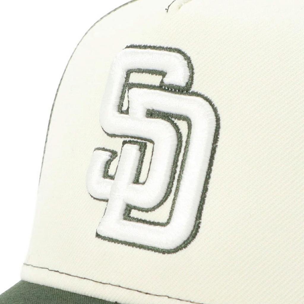 New Era Cap 9FORTY AFrame San Diego Padres Two Tone MLB 15206464 NER37C1730 Dark Seaweed White Snapback