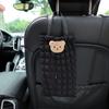 Cute Cartoon Bear Car Tissue Box Auto Seat Headrest Hanging Paper Tower Holder Organizer Styling Car Interior Accessories