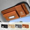 TEP3 Car Tissue Box Sun Visor Card Case Glasses Holder Pen Organiser For Mercedes Benz AMG A C E Class W201 W210 W108 W204 W205 W203