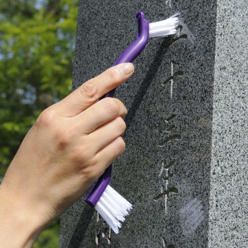 Azuma Industrial Tombstone Groove Cleaning Brush "V-Cut Brush" PY674