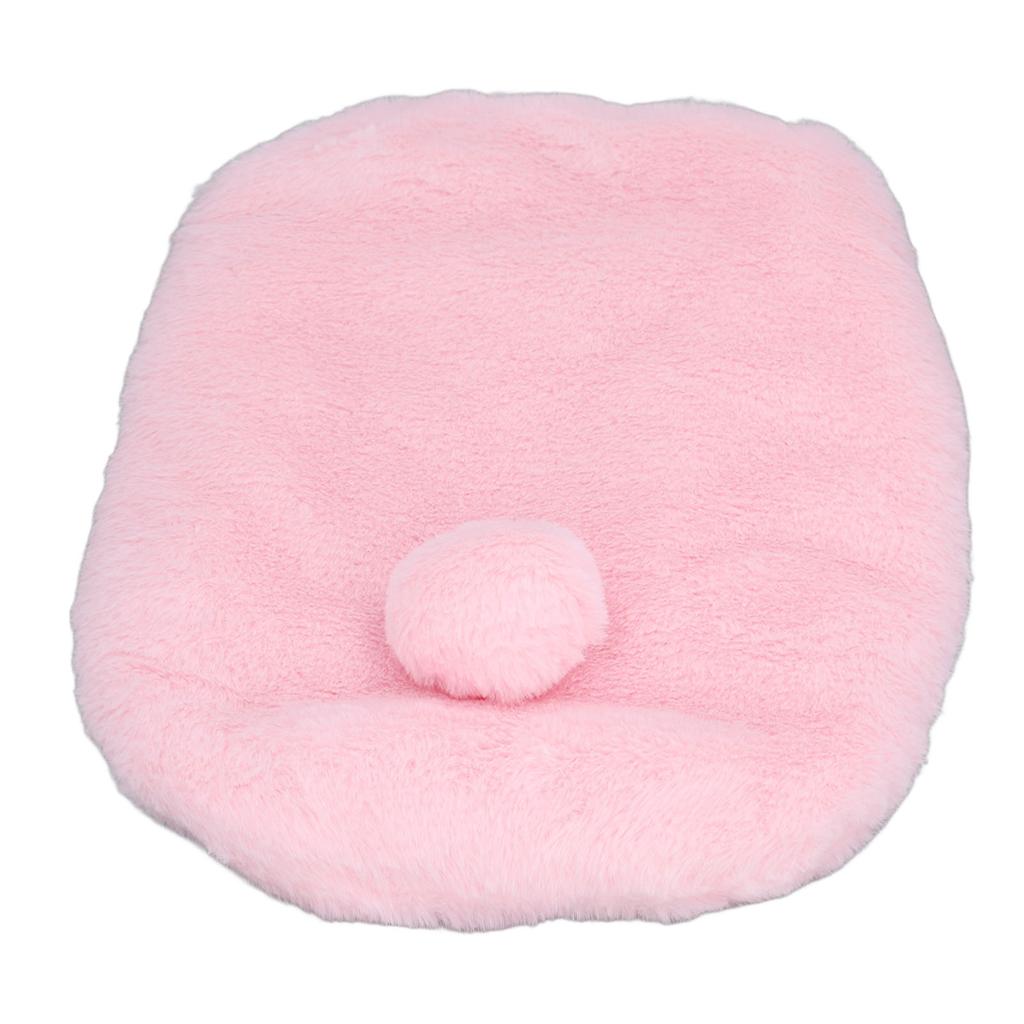 Pluszowa podkładka dla zwierząt Miękka przyjazna dla skóry Ciepła mata dla psa Duża Bezpieczne legowisko dla kota Mata do spania Relaksu Zabawy Różowa S
